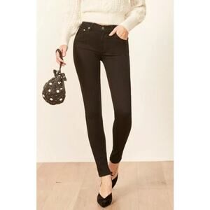 Reformation Mid-Rise Skinny Jeans, Size 28